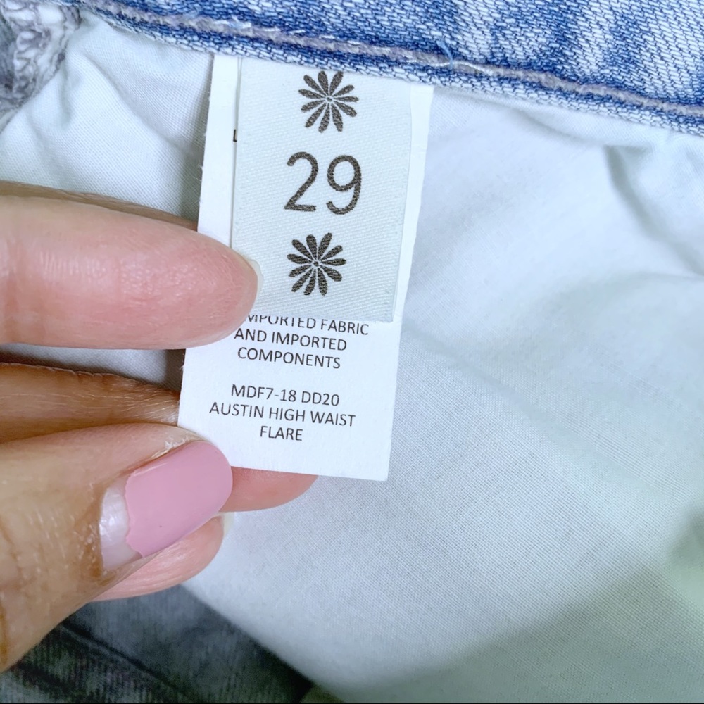 Show Me Your MuMu Austin High Waist Flare Jeans Size 29 - Picture 7 of 9